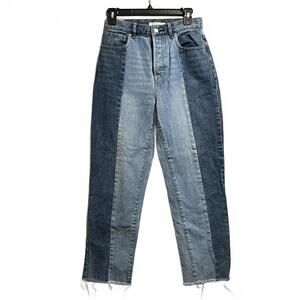 Pacsun Women's Jeans Size 26 Light/Med Wash Fray Hem P7-187